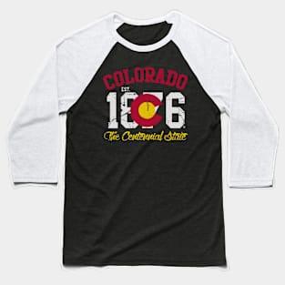 Colorado 1876 The Centennial State Baseball T-Shirt